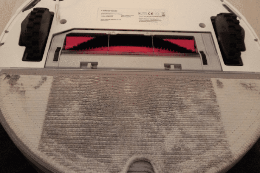 The dirty mop after mopping